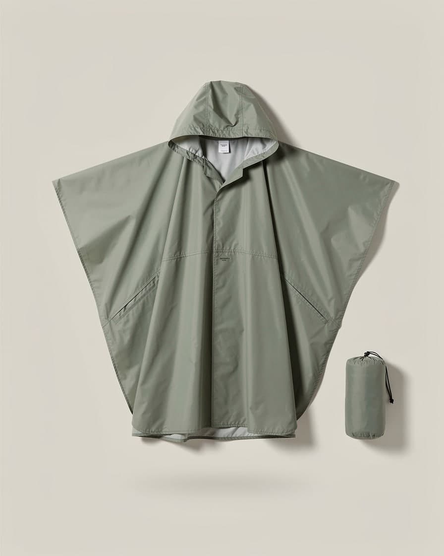 Packable Rain Poncho